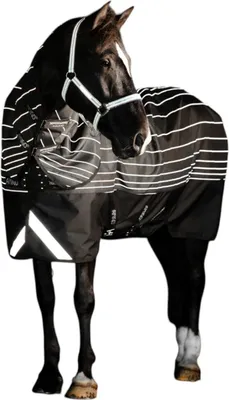 Produktbild von Horseware Ireland Weidedecke Amigo 0g 1200D Field Safe Reflectech Plus Turnout Decke Black/Reflective&Black 145 cm