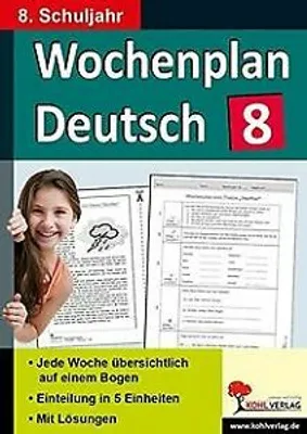 Image de Wochenplan Deutsch / Klasse 8