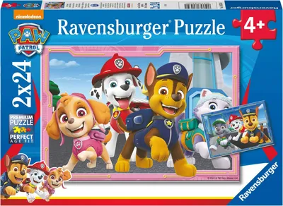 Productafbeelding van Ravensburger Puzzel, Paw Patrol, Hondenhelden, 2x24 stukjes - Puzzel voor kinderen vanaf 4 jaar