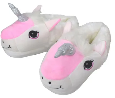 Produktbild von Einhorn Kuschel Fun Hausschuhe, Schuhgröße:37 - 38