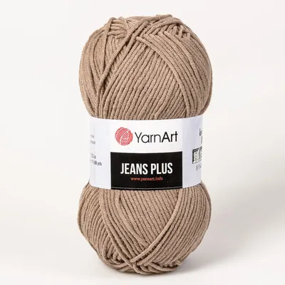 Obrázek produktu pro YarnArt Jeans Plus příze 100 g / 160 m - barva 71 světle hnědá - pletací a háčkovací příze