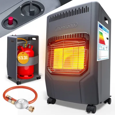 Image de Radiateur de chauffage à gaz portable - 4200 W - 3 niveaux de chaleur
