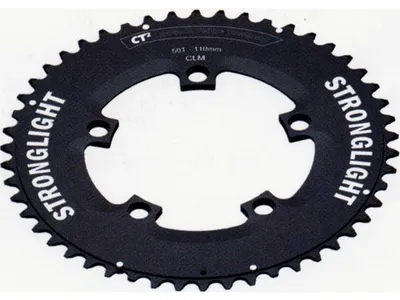 Imagen del producto de Plato para cadena Stronglight, cromo, para contrarreloj, 110 mm, 51 dientes, color .
