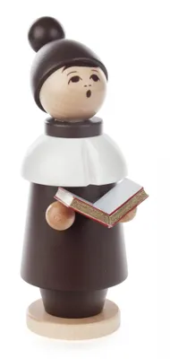 Produktbild von Holzfigur Kurrendefigur mit Buch Höhe 18cm