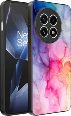 Produktbild von Geeignet für OnePlus 13R Telefon Fall mit Marmor Druck - TPU zurück Abdeckung Fall Marmor Design - Regenbogen - Smartphonics