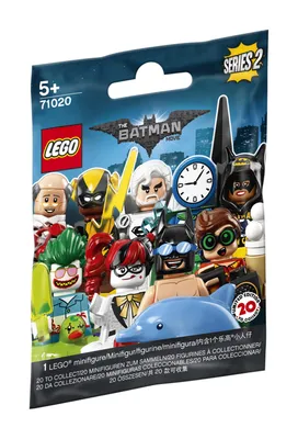 A sealed bag of LEGO minifigures from The LEGO Batman Movie Series 2.