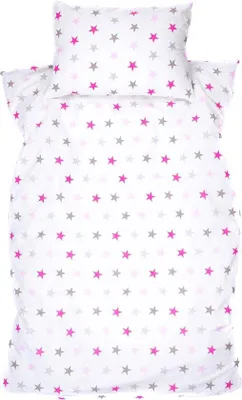 Produktbild von Famanu Kinderbettwäsche 100 x 135 cm - 100% Baumwolle, mit Kissenbezug 40 x 60 cm
