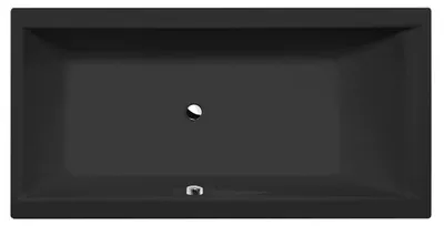Produktbild von CLEO Rechteckwanne 180x90x48cm, schwarz matt