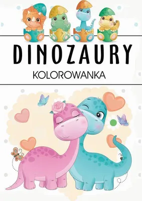 Obrázok produktu pre Dinozaury. Kolorowanka dla dzieci z naklejkami