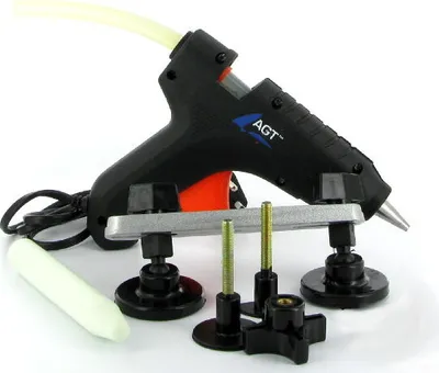 Produktbild von AGT Auto Reparatur Set: Kfz-Reparatur-Set KRS-10.de für Dellen ( Dellen Reparaturset ) Ausbeulwerkzeug