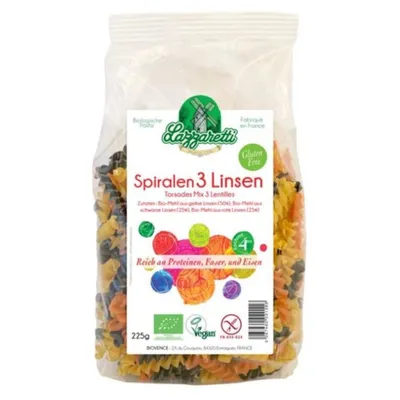 Produktbild von Spiralen - 3 Linsen 225g