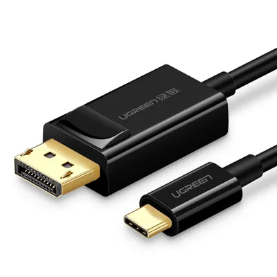 Obrázok produktu pre UGREEN kábel USB-C na DisplayPort, 1,5 m - čierny