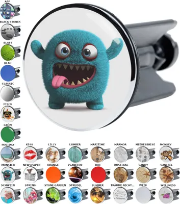 Produktbild von SANILO® Waschbeckenstöpsel, Monster