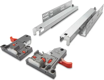Produktbild von SOTECH 1 Paar (2 St.) Unterflurführung Vollauszug Softclose Länge 500 mm Tragkraft 30 kg 3D-verstellbar