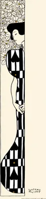 Produktbild von Gustav Klimt Kunstdruck Bild - Silhouette I, 1912 (91 x 30 cm)