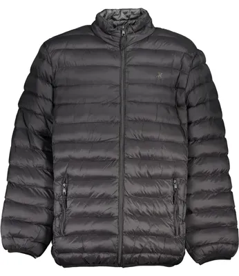Produktbild von Herren Übergroße Schwarze Jacke mit Reißverschluss & Stickerei