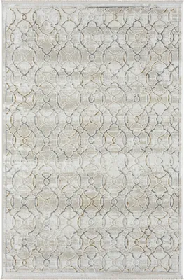 Produktbild von MY-RUG Teppich,Nikolai, 230x160, Kurzflor-Teppich, creme weiß, weich, gemütlich, mit schönem Muster, flachgewebt, rechteckig