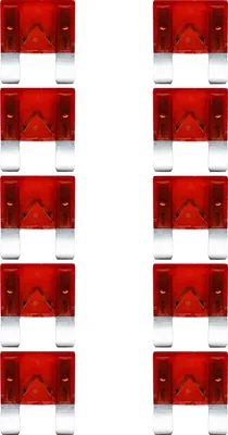 Image de baytronic 10x fusible automobile plat Maxi rouge 50A