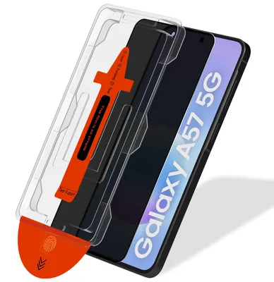 Produktbild von 1-Pack Samsung A57 Displayschutzfolie Privacy - Gehärtetes Glas | [Automatische Installation] - Blasenfrei