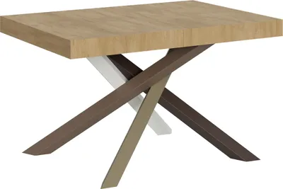 Produktbild von ITAMOBY - Ausziehtisch 120/380x90 cm Volantis Eiche Natur Tischbeinein 4/C Farbkombination