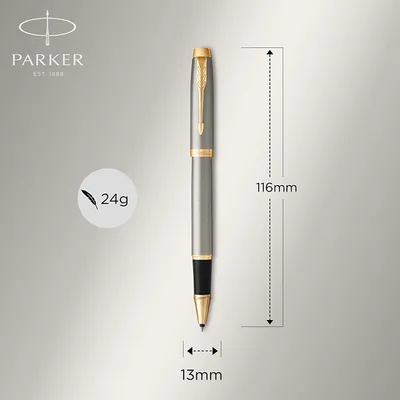 Produktbild von Parker 1975542 Füller, Rote Premium-Lackierung mit goldenen Zierteilen