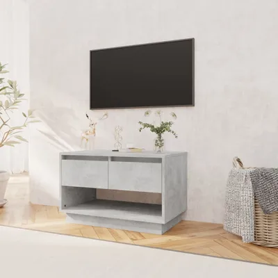 Produktbild von "im Sonderangebot"TV-Schrank Industriestil - CLORIS - Fernsehenschrank - Betongrau 70x41x44 cm Holzwerkstoff - DEMöbel6531730