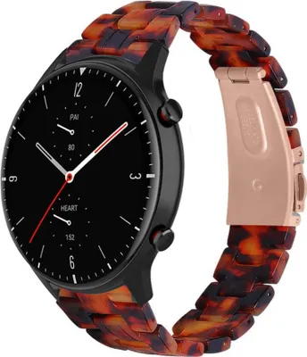 Produktbild von Strap-it Amazfit GTR 2 Harzarmband (Lava)