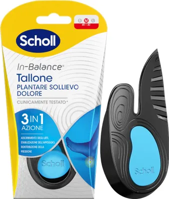 Produktbild von Scholl In-Balance Einlegesohlen, Schmerzlinderung, Fersenpolsterung, Fersenentzü