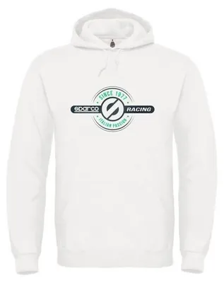 Zdjęcie produktu dla Super Oferta: Bluza z kapturem Sparco 1977 (biała) XL