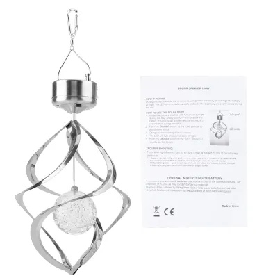 Produktbild von LED Windlicht - Solarbetriebene Laterne mit Aufhängung - Modell YWBL-WH7z2p5wfxqk