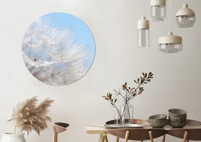 Produktbild von MuchoWow® - Mauerkreis - Wandbilder - Runde Bild - Bild aus Aluminium - Schlafzimmer - Wohnzimmerdekoration - Wand Dekoration