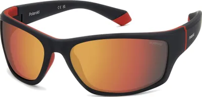Produktbild von Polaroid PLD 2135/S Matte black red 65/17/125 Herren Sonnenbrillen