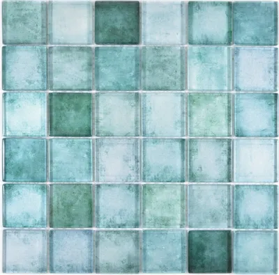 Produktbild von Glasmosaik mix grün Mosaikfliese Wand Fliesenspiegel Küche Bad MOS88-0050