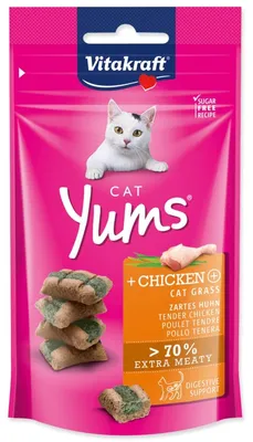 Immagine prodotto di Vitakraft Yums Huhn & Katzengras