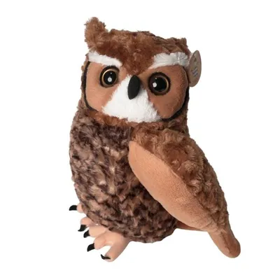Produktbild von Plüschtier kleine Eule Stofftier weich Uhu Kuscheltier Waldtier Vogel Geschenk für Kinder