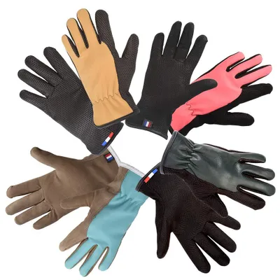 Image de Gants de jardinage Rostain FRENCHIE-IT07, 100% , fabriqués en France, modèle aléatoire, taille 07, disponibles en différentes couleurs, quantité : 7