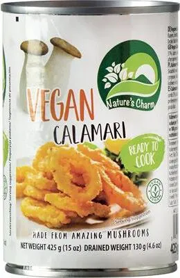 Produktbild von Vegane Calamari-Scheiben auf Pilzbasis 425g - Nature's Charm