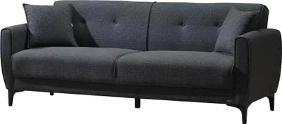 Produktbild von Schlafsofa Schlafcouch anthrazit 208 cm mit Bettkasten - SAHIN - Die Möbelfundgrube