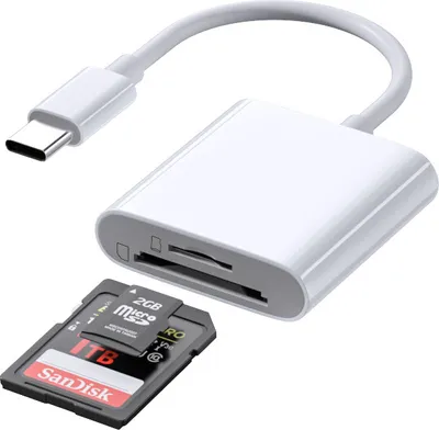 INF TYPE-C Dual SD/TF-Kartenleser für schnelle Datenübertragung