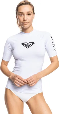 Produktbild von Roxy Erjwr03548 Whole Hearted Kurzarm-rash Guard Weiß M Frau Weiß M