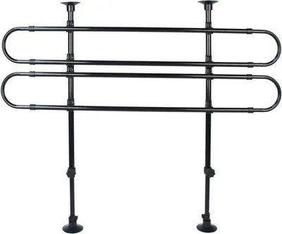 Productafbeelding van Hondenhek Auto - Reishek Huisdier - Veilig Reizen - Verstelbare Breedte - 86-150 cm - Zwart