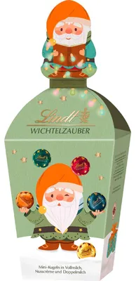 Zdjęcie produktu dla Lindt Wichtelzauber mini kulki z różnych czekolad 150g