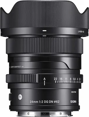Produktbild von Sigma 24 mm / F 2.0 DG DN C Super-Wide-Objektiv fÃ1/4r Sony E-Mount Systemkameras, F2, Vollformatsensor, Ultraschallmotor, Autofokus, 62 mm Filterdurchmesser, 360 g