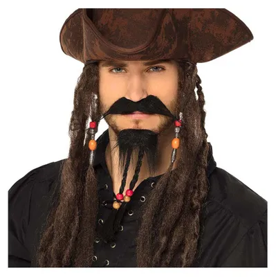 Image de moustache et sikh pirate hommes noir