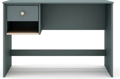 Zdjęcie produktu dla Biurko z 1 szufladą i 1 otwartą półką, szerokość 110 cm - SIMON