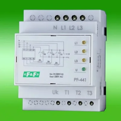 Image de PF-441 Commutateur de PHASES Automatique 16A 4M 3X230V+N