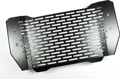 Productafbeelding van ZIEGER radiatorbescherming, compatibel met Yamaha MT-03, glad zwart