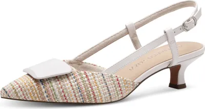 Produktbild von MARCO TOZZI Damen Pumps spitz gewebt bequem weich Queenie Textil 2-29503-44, Größe:37 EU, Farbe:Mehrfarbig
