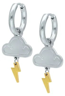 Produktbild von Wildcat Ohrringe - Little Thunderstorm Hoops - Silber - Chirurgenstahl 316L - wasserfest, langlebig, hautverträglich, Silber
