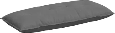 Immagine prodotto di vidaXL Cuscino per la schiena Grigio scuro 120 x 50 cm in microfibra